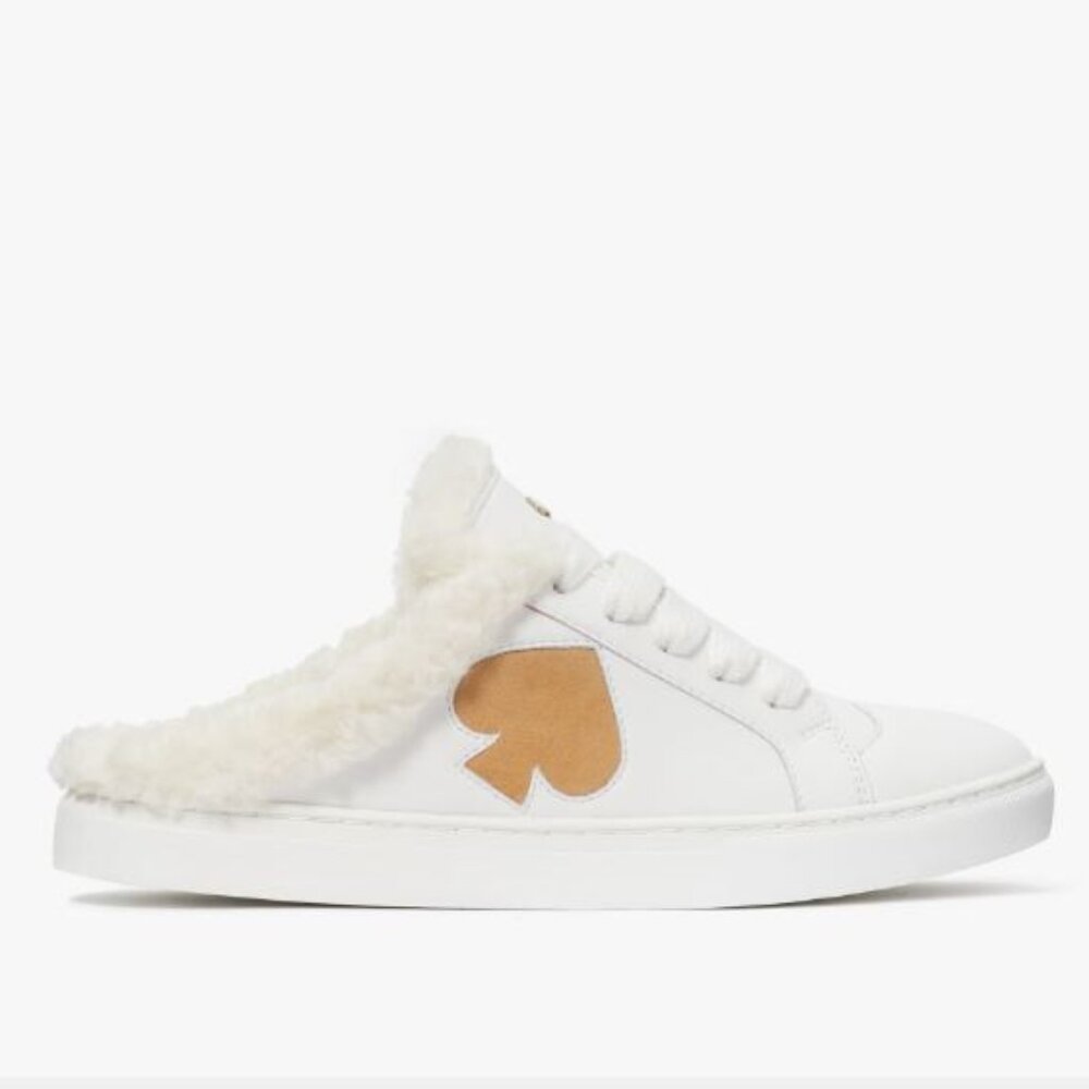 NIB $159 Kate Spade fez mule winter sneakers 8.5